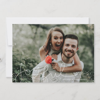 Glatt Magic Helgdag-fotokort Julkort