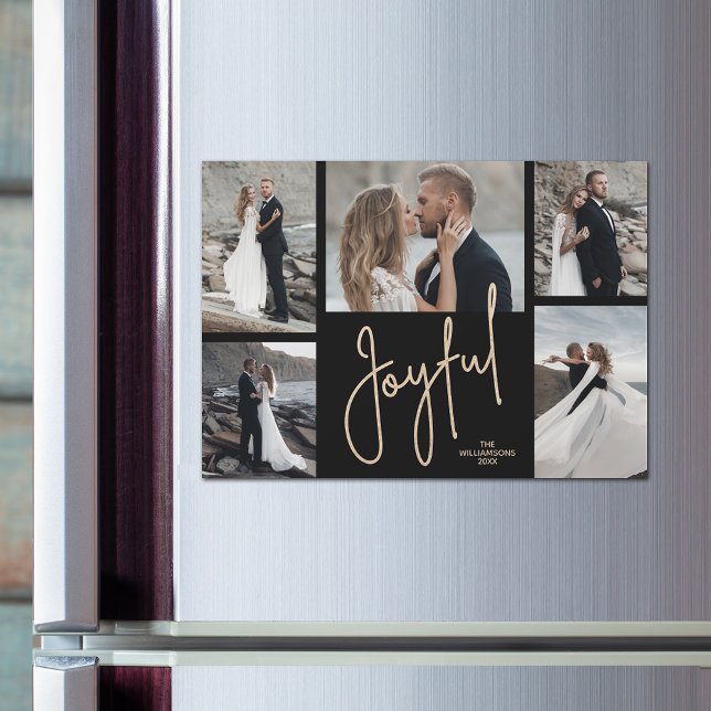 GLATT Magnetkort för julfotopatset Magnetisk Inbjudningskort (Skapare uppladdad)