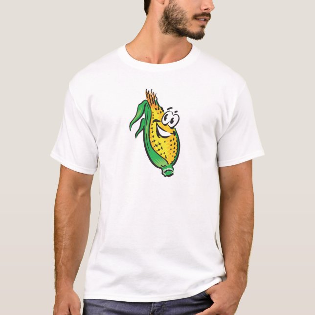 glatt majs t shirt (Framsida)