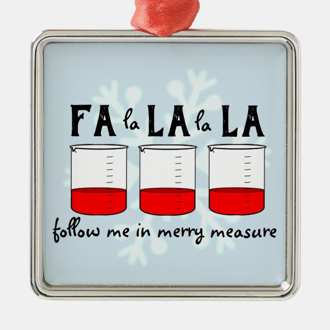 Glatt mäta dryckeskärlprydnaden julgransprydnad metall (Framsidan)