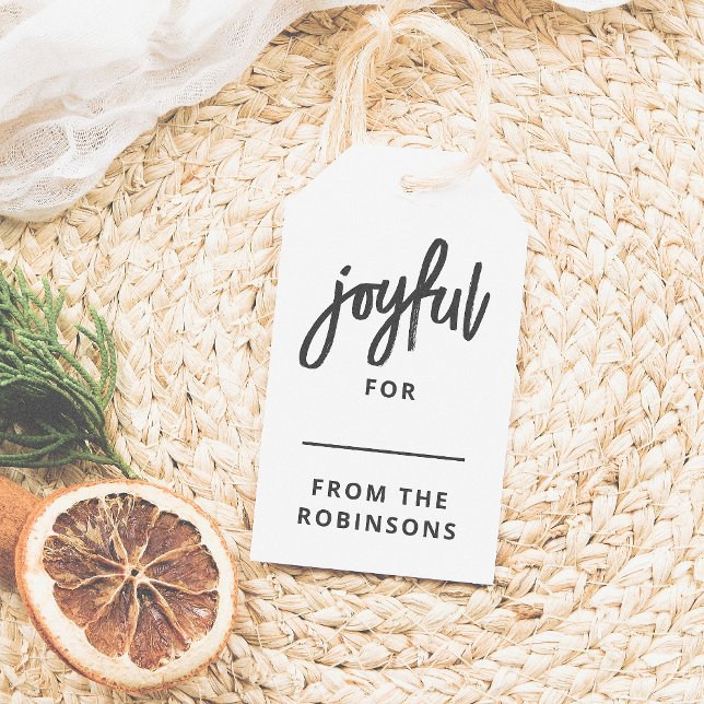 Glatt | Modern Anpassningsbar Jul Presentetikett (Skapare uppladdad)