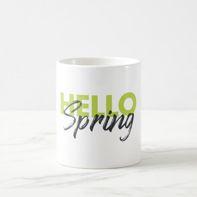 Glatt, modern, roligt, dynamisk design Hej Vår Kaffemugg (Center)