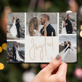 GLATT multifotomul för elegant Julkort