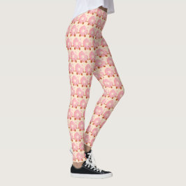 Glatt Munk Med Strössel Leggings