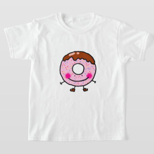 Glatt Munkförsedd Munk Karaktärs Konst T Shirt