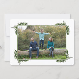 Glatt nyårslösning för Grönt Julkort