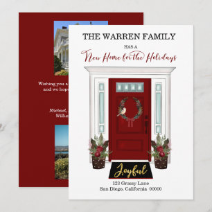 Glatt   Nytt hem för Helgdagarna Red Door Flytta Meddelande