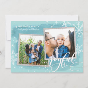 Glatt Önskemål-jul - multifotomaket Julkort