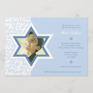 Glatt - pubMitzvah inbjudan