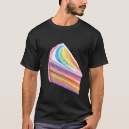 Glatt regnbågskaka t shirt