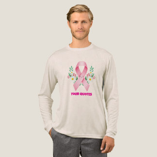 Glatt rosa bröstcancerband t shirt