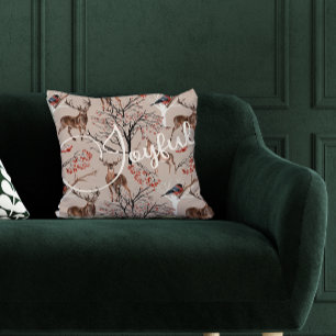 Glatt Script Woodland Animals jul Kudde