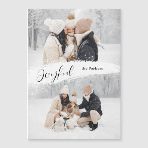 Glatt skript med Snowy Brushstroke 2-foto