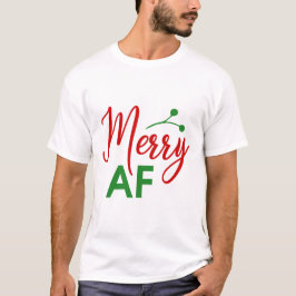 Glatt Som F*** Roligt Jul Xmas T Shirt