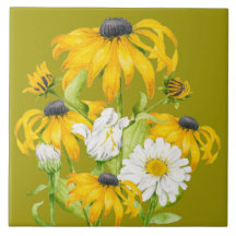 Glatt sommar på en keramisk platta