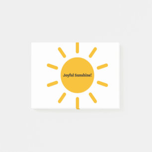 GLATT SUNSHINE POST-IT BLOCK