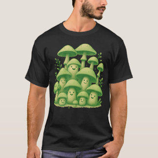 Glatt Svampgäng - Rolig Skogsdesign T Shirt