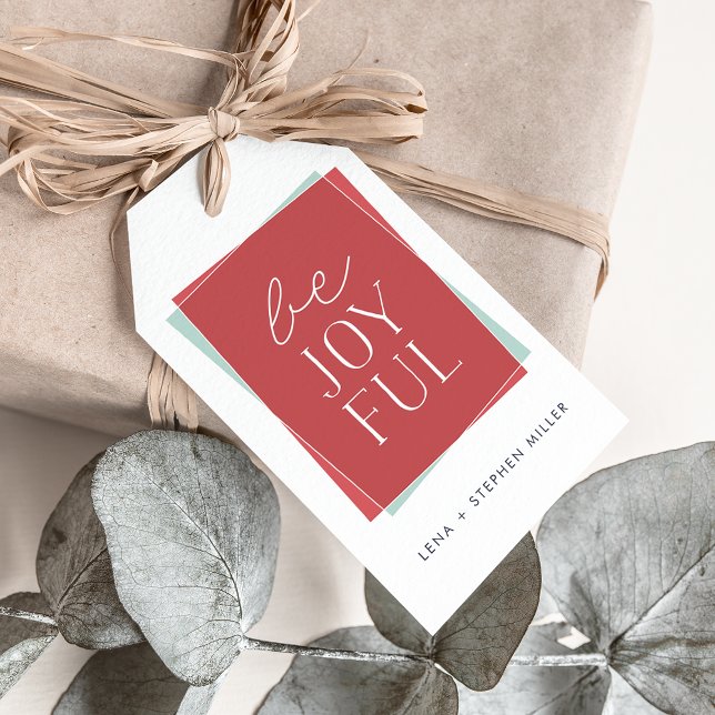 Glatt symmetriHelgdag Presentetikett (Skapare uppladdad)