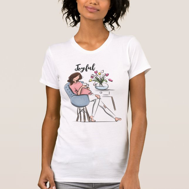 Glatt T Shirt (Framsida)