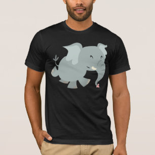 Glatt Tecknad Elephant T-shirt