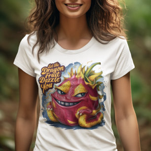 Glatt Tecknad - uppspelning av frukt T Shirt