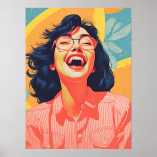 Glatt tidskrift: Att skapa lycka Poster