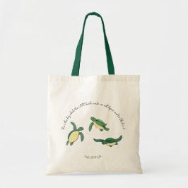 Glatt Turtles Christian Tote Bag Tygkasse