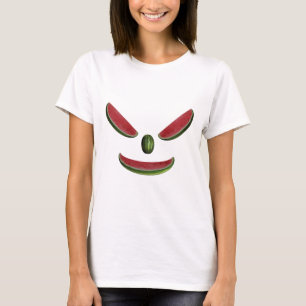 Glatt Vattenmelon Ansikte T-shirt