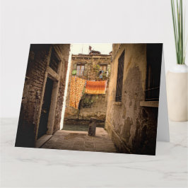 GLATT VENETIAN CHORES Jumbo-hälsningskort Kort