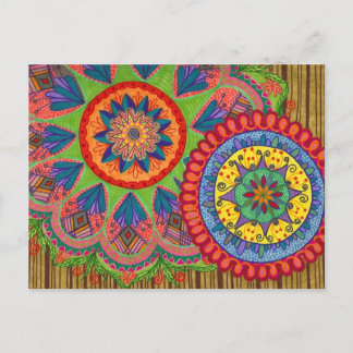 Glatt vykort för Hälsning