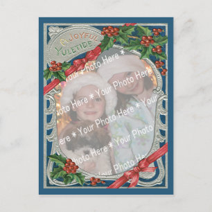 Glatt Yuletid för din Vintage - foto Helg Vykort