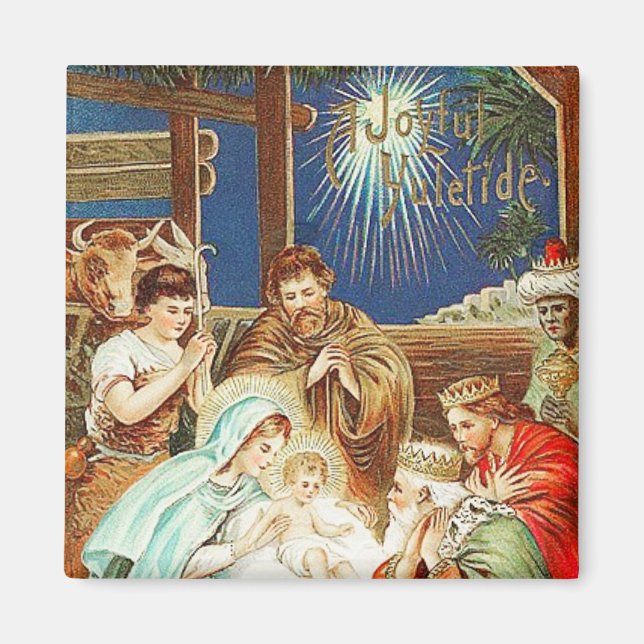 Glatt Yuletide Vintage Magnet (Framsidan)
