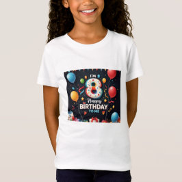 Glatta 8:e Födelsedagsfesten Girls' T Shirt