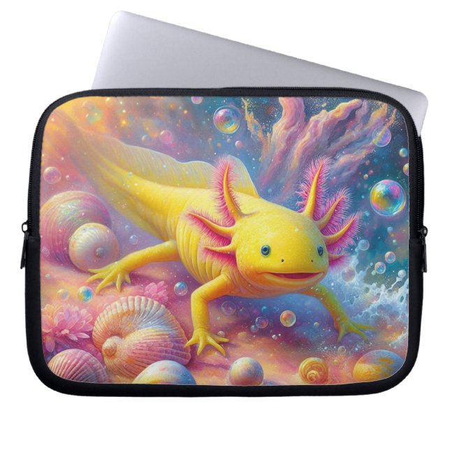 Glatta Axolotl Laptop Fodral (Framsidan)