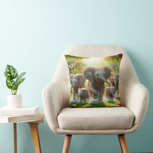 Glatta Baby Elephant Pillow Kudde (Stol)