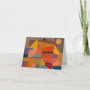 Glatta bergslandskapet av Paul Klee Tack Kort