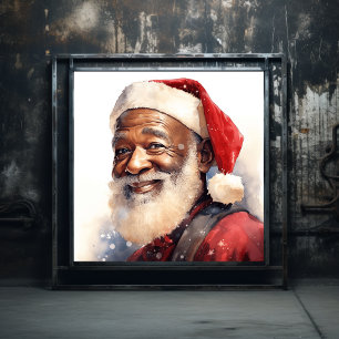 Glatta Black Santa Poster