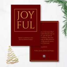 Glatta Burgundy Guld Namn God jul