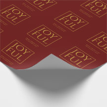 Glatta Burgundy Guld Namn God jul