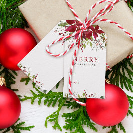 Glatta Grey God jul Presentetikett