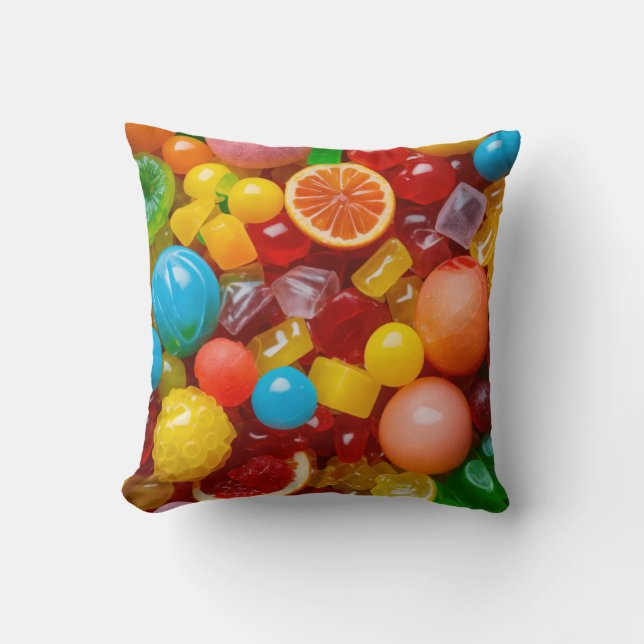 Glatta Gummy Candies Kudde (Framsida)