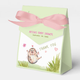 Glatta Hedgehog Garden Party Baby Shower Tack Presentaskar