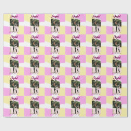 glatta helgdagar i rosa gult, fotofamiljretro presentpapper