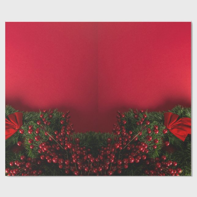 Glatta Helgdagar Papper julafton Presentpapper (Platt)