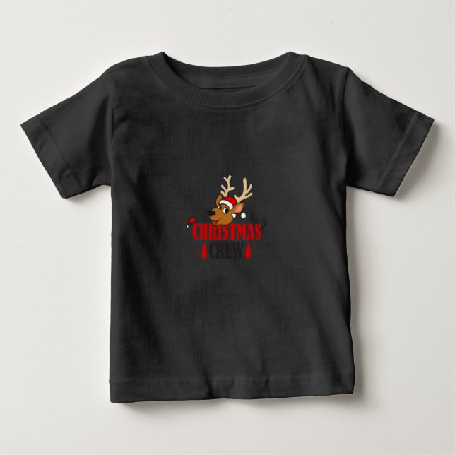 "Glatta Jingle Bubs: Baby Första julafton" T Shirt (Framsida)