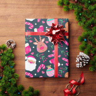 Glatta jul Mönster Presentpapper