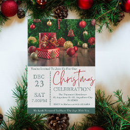 Glatta julafton Firande Helgdag Inbjudningar