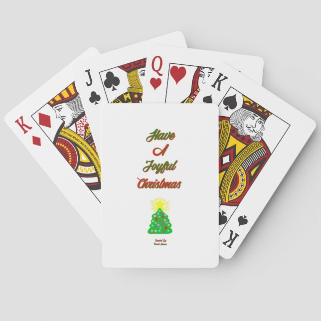 Glatta julkort casinokort (Baksidan)