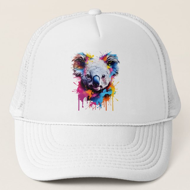 Glatta Koala Stänk Keps (Framsida)