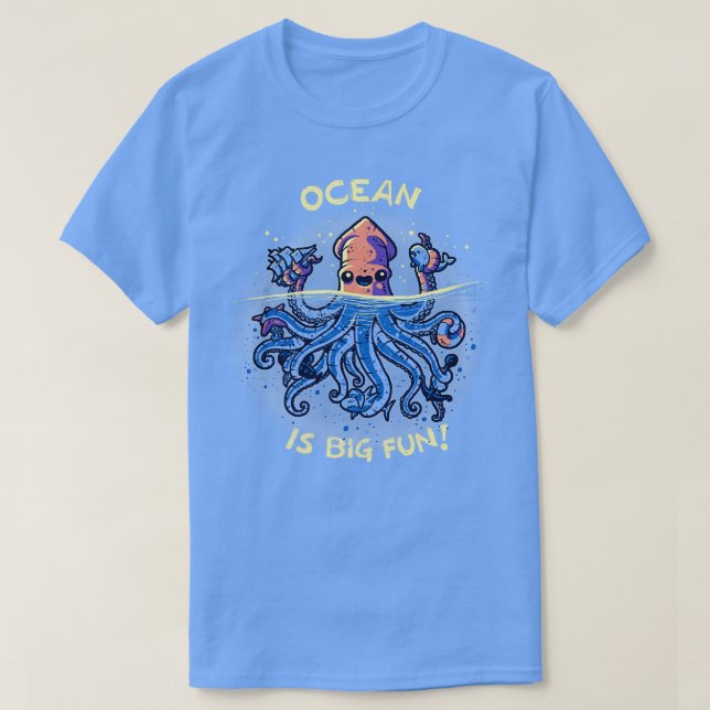 Glatta Kraken T Shirt (Design framsida)